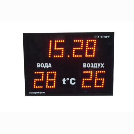 Купить Часы-термометр СТ1.16-2t для бассейна в Печорах 
