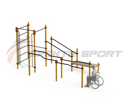 Купить Спортивный комплекс для инвалидов-колясочников WRK-D16_76mm в Печорах 