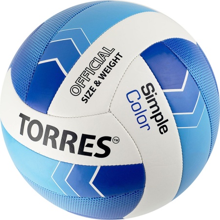 Купить Мяч волейбольный Torres Simple Color любительский р.5 в Печорах 